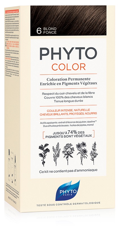 PHYTOCOLOR 6 BIONDO SCURO 1 LATTE+ 1 CREMA + 1 MASCHERA + 1 PAIO DI GUANTI - Farmacia Murachelli Di Putelli dr. Giovanni