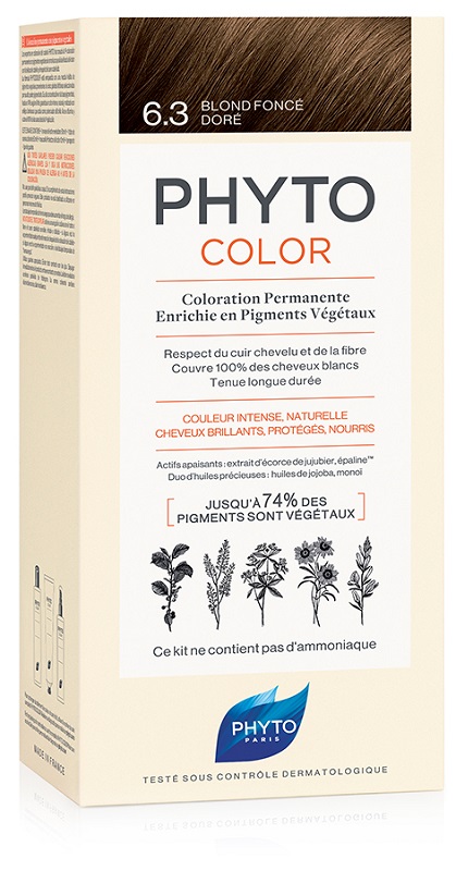 PHYTOCOLOR 6.3 BIONDO SCU DOR 1 LATTE + 1 CREMA + 1 MASCHERA + 1 PAIO DI GUANTI - Farmacia Murachelli Di Putelli dr. Giovanni