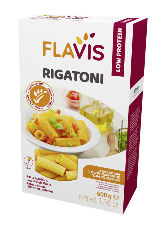 FLAVIS RIGATONI APROTEICI 500 G - Farmacia Murachelli Di Putelli dr. Giovanni