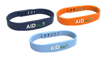 AIDME BRACCIALE SALVAVITA BLU CON SISTEMA NFC - Farmacia Murachelli Di Putelli dr. Giovanni