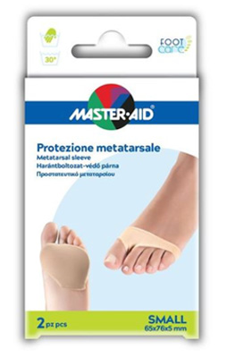 PROTEZIONE IN GEL E TESSUTO  MASTER-AID FOOTCARE PER METATARSO SMALL 2 PEZZI G2 - Farmacia Murachelli Di Putelli dr. Giovanni