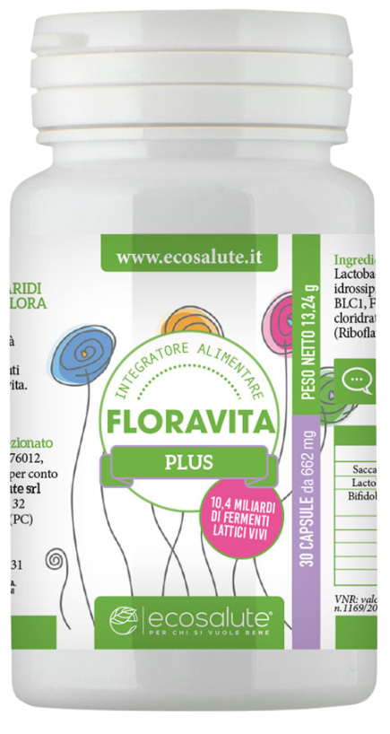 FLORAVITA PLUS 10,4MLD 30 CAPSULE - Farmacia Murachelli Di Putelli dr. Giovanni