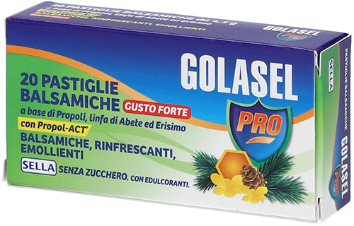GOLASEL PRO 20 PASTIGLIE BALSAMICHE FORTI - Farmacia Murachelli Di Putelli dr. Giovanni