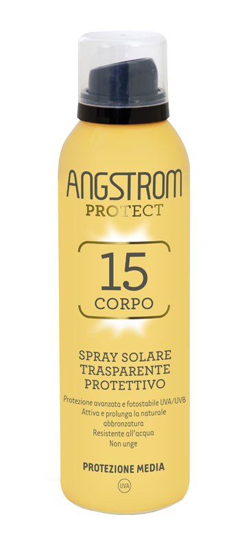 ANGSTROM PROTECT 15 CORPO SPRAY SOLARE TRASPARENTE 150 ML - Farmacia Murachelli Di Putelli dr. Giovanni