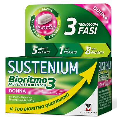 SUSTENIUM BIORITMO3 DONNA ADULTA 30 COMPRESSE - Farmacia Murachelli Di Putelli dr. Giovanni