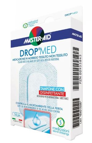 MEDICAZIONE MASTER-AID DROP MED 10 X 10 CM 5 PEZZI - Farmacia Murachelli Di Putelli dr. Giovanni