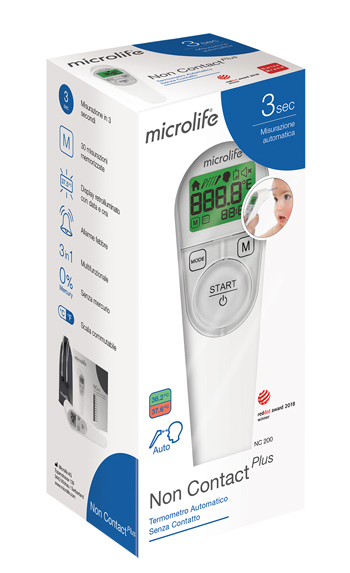 TERMOMETRO FRONTALE MICROLIFE NO CONTACT PLUS NC200 - Farmacia Murachelli Di Putelli dr. Giovanni