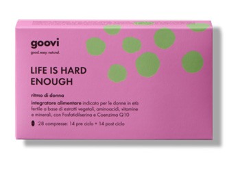 GOOVI LIFE IS HARD ENOUGH RITMO DI DONNA 28 COMPRESSE - Farmacia Murachelli Di Putelli dr. Giovanni