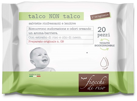 FIOCCHI DI RISO SALVIETTE TALCO NON TALCO - Farmacia Murachelli Di Putelli dr. Giovanni