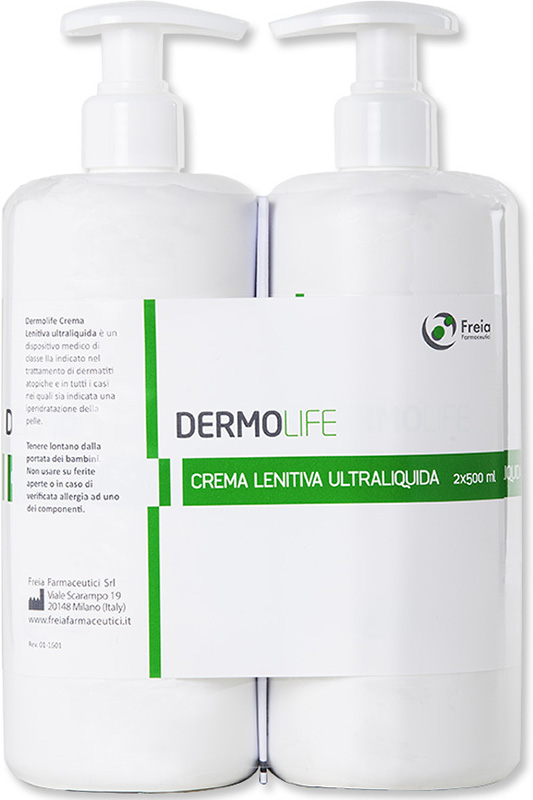 DERMOLIFE CREMA LENITIVA ULTRALIQUIDA 1000 ML - Farmacia Murachelli Di Putelli dr. Giovanni
