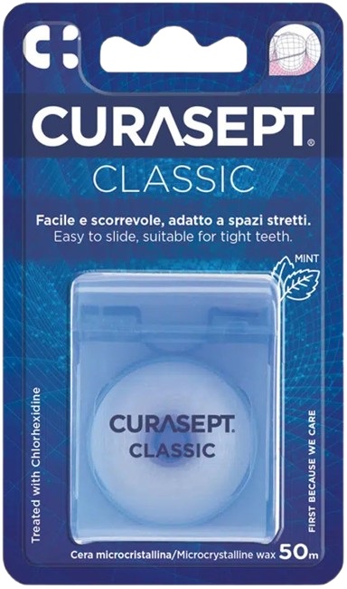 CURASEPT FLOSS CLASSIC CERATO CLOREXIDINA - Farmacia Murachelli Di Putelli dr. Giovanni