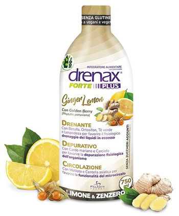 DRENAX FORTE PLUS GINGER LEMON 750 ML - Farmacia Murachelli Di Putelli dr. Giovanni