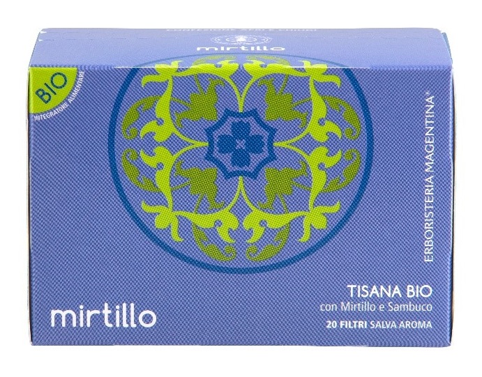 TISANA MIRTILLO BIO 20 FILTRI - Farmacia Murachelli Di Putelli dr. Giovanni