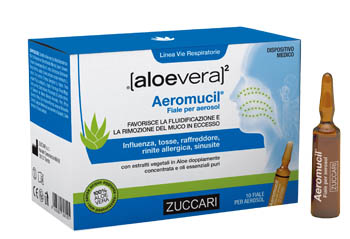 ALOEVERA2 AEROMUCIL 10 FIALE 5 ML - Farmacia Murachelli Di Putelli dr. Giovanni