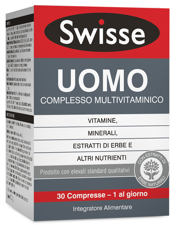 SWISSE MULTIVITAMINICO UOMO 30 COMPRESSE - Farmacia Murachelli Di Putelli dr. Giovanni