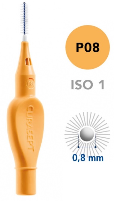 CURASEPT PROXI P08 ARANCIO CHIARO/TANGERINO 5 PEZZI - Farmacia Murachelli Di Putelli dr. Giovanni