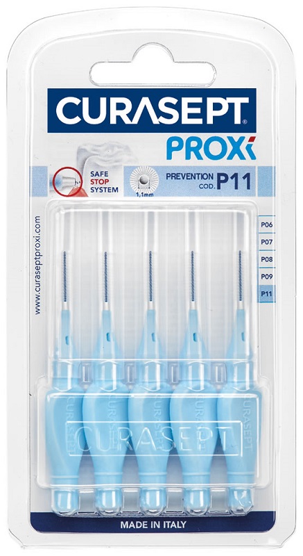 CURASEPT PROXI P11 AZZURRO/LIGHT BLUE 5 PEZZI - Farmacia Murachelli Di Putelli dr. Giovanni