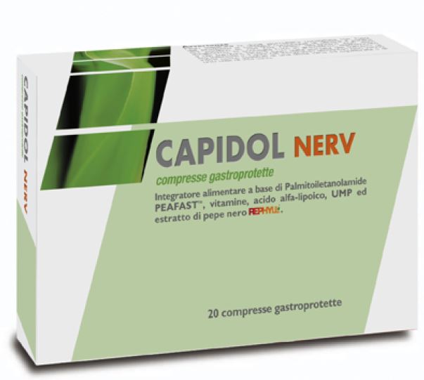 CAPIDOL NERV 20 COMPRESSE GASTROPROTETTE - Farmacia Murachelli Di Putelli dr. Giovanni