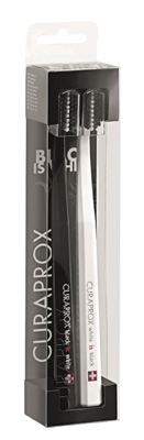 SPAZZOLINO CURAPROX WHITE IS BLACK WHITE/BLACK 2 PEZZI - Farmacia Murachelli Di Putelli dr. Giovanni