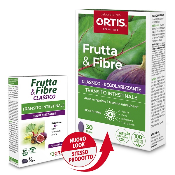 FRUTTA & FIBRE CLASSICO 30 COMPRESSE - Farmacia Murachelli Di Putelli dr. Giovanni
