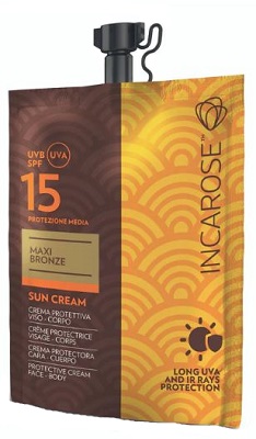 INCAROSE MAXI BRONZE SUN CREAM SPF15 50 ML - Farmacia Murachelli Di Putelli dr. Giovanni