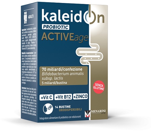 KALEIDON PROBIOTIC ACTIVE AGE 14 BUSTINE - Farmacia Murachelli Di Putelli dr. Giovanni