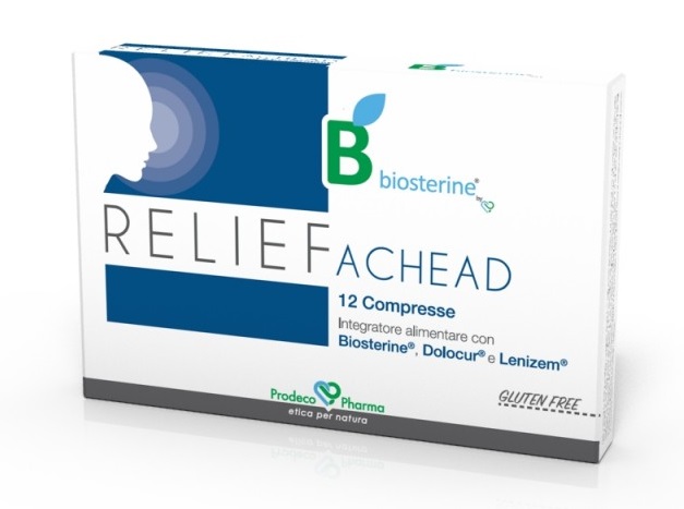 BIOSTERINE RELIEF ACHEAD 12 COMPRESSE - Farmacia Murachelli Di Putelli dr. Giovanni