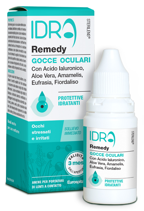 GOCCE OCULARI PROTETTIVE IDRATANTI STERILENS IDRA REMEDY CON ACIDO IALURONICO E ALOE VERA 10 ML - Farmacia Murachelli Di Putelli dr. Giovanni