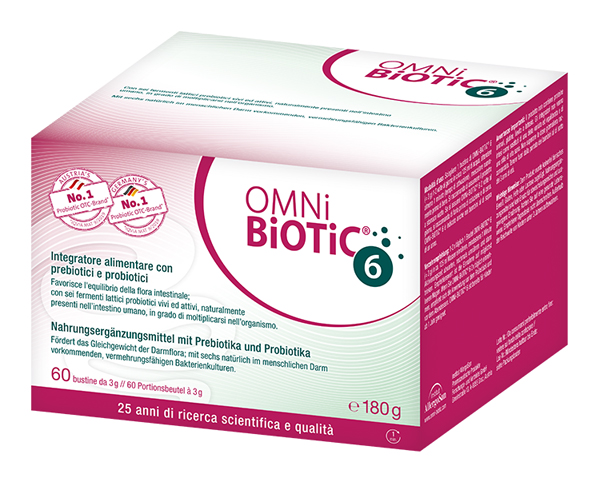 OMNI BIOTIC 6 POLVERE 60 BUSTINE DA 3 G - Farmacia Murachelli Di Putelli dr. Giovanni