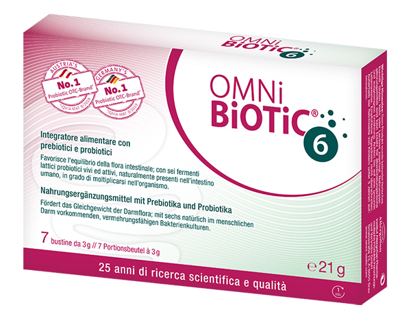 OMNI BIOTIC 6 POLVERE 7 BUSTINE DA 3 G - Farmacia Murachelli Di Putelli dr. Giovanni