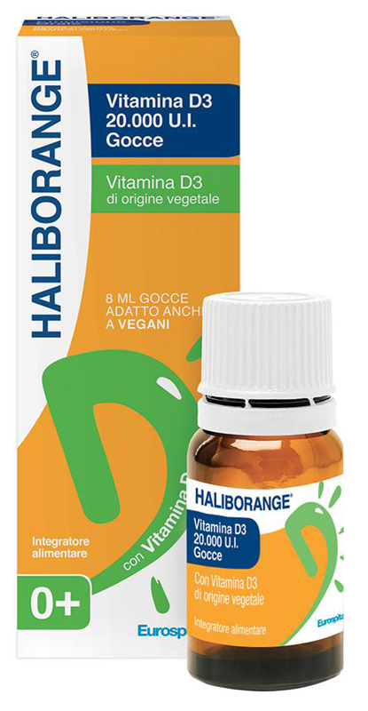 HALIBORANGE VITAMINA D3 20000 UI GOCCE 8 ML - Farmacia Murachelli Di Putelli dr. Giovanni