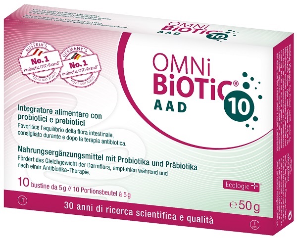 OMNI BIOTIC 10 AAD 10 BUSTINE DA 5 G - Farmacia Murachelli Di Putelli dr. Giovanni