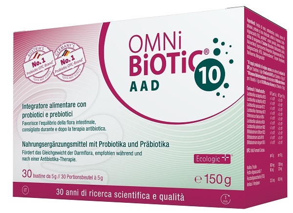 OMNI BIOTIC 10 AAD 30 BUSTINE DA 5 G - Farmacia Murachelli Di Putelli dr. Giovanni