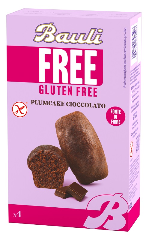 BAULI FREE PLUMCAKE CIOCCOLATO 4 PEZZI DA 33 G - Farmacia Murachelli Di Putelli dr. Giovanni