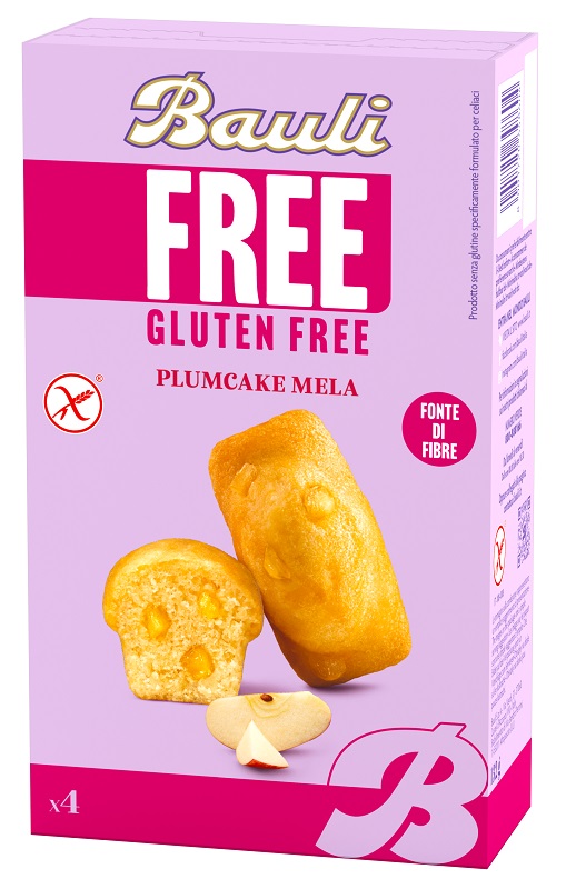 BAULI FREE PLUMCAKE MELA 4 PEZZI DA 33 G - Farmacia Murachelli Di Putelli dr. Giovanni