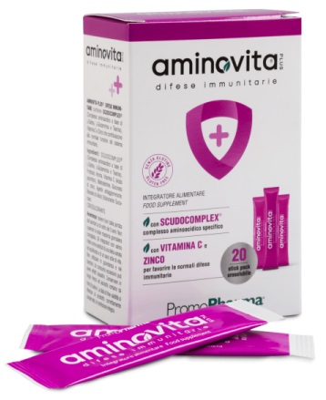 AMINOVITA PLUS DIFESE IMMUNITARIE 20 STICK PACK X 2,5 G - Farmacia Murachelli Di Putelli dr. Giovanni