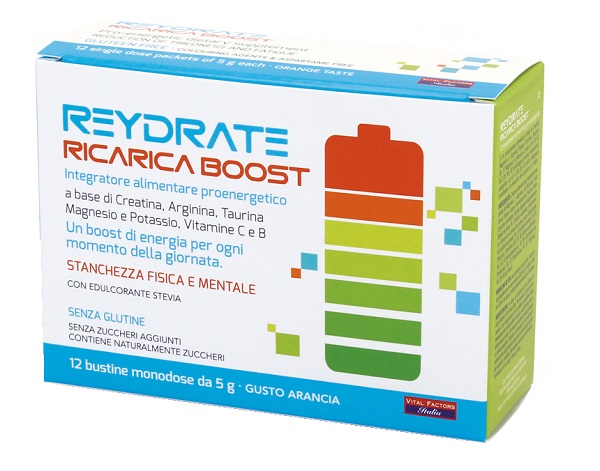 REYDRATE RICARICA BOOST 12 BUSTINE - Farmacia Murachelli Di Putelli dr. Giovanni