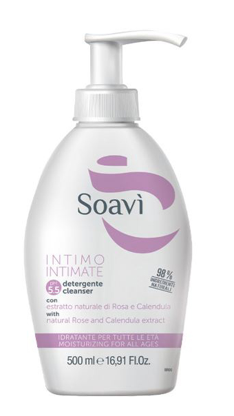 SOAVI INTIMO IDRATANTE PH5,5 FLACONE CON DISPENSER 500 ML - Farmacia Murachelli Di Putelli dr. Giovanni