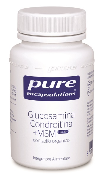 PURE ENCAPSULATIONS GLUCOSAMINA CONDROITINA + MSM 30 CAPSULE - Farmacia Murachelli Di Putelli dr. Giovanni