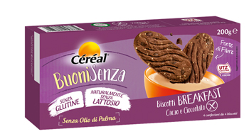 CEREAL BUONI SENZA BISCOTTI BREAKFAST CACAO E CIOCCOLATO 200 G - Farmacia Murachelli Di Putelli dr. Giovanni
