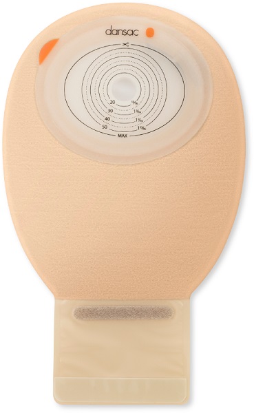 DANSAC NOVALIFE TRE 1 SACCA APERTA OPACA PIANA MAXI PER ILEOSTOMIA CON FINESTRA RITAGLIABILE 15-70X90 MM 550 ML 10 PEZZI - Farmacia Murachelli Di Putelli dr. Giovanni