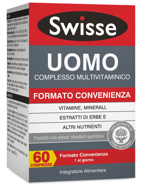 SWISSE UOMO MULTIVITAMINICO 60 COMPRESSE - Farmacia Murachelli Di Putelli dr. Giovanni