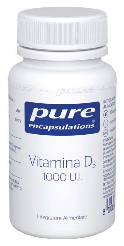 PURE ENCAPSULATIONS VITAMINA D3 30 CAPSULE - Farmacia Murachelli Di Putelli dr. Giovanni