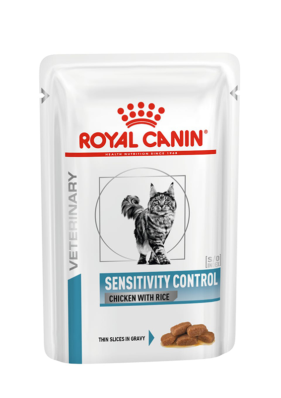 VETERINARY HEALTH NUTRITION WET CAT SENSITIVITY CONTROL CHICKEN WITH RICE 12X85 G - Farmacia Murachelli Di Putelli dr. Giovanni