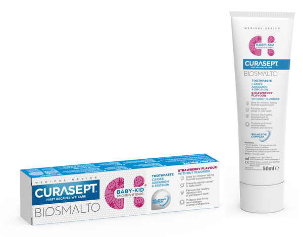 CURASEPT BIOSMALTO BABY KID SENZA FLUORO 50 ML - Farmacia Murachelli Di Putelli dr. Giovanni