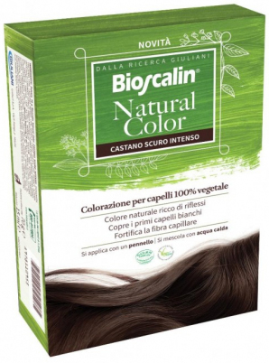 BIOSCALIN NATURAL COLOR CASTANO SCURO INTENSO 70 G - Farmacia Murachelli Di Putelli dr. Giovanni