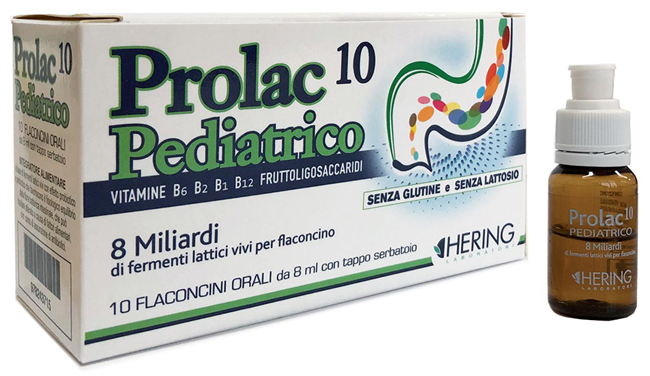 PROLAC10 PEDIATRICO FERMENTI LATTICI 10 FLACONCINI 8 ML - Farmacia Murachelli Di Putelli dr. Giovanni