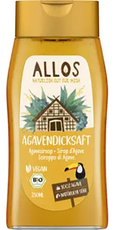 ALLOS SCIROPPO D'AGAVE 250 ML - Farmacia Murachelli Di Putelli dr. Giovanni