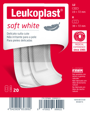 LEUKOPLAST SOFT WHITE 20 PEZZI ASSORTITI - Farmacia Murachelli Di Putelli dr. Giovanni