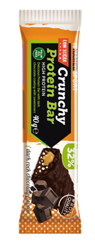 CRUNCHY PROTEINBAR DARK ROCK CHOCOLATE BARRETTA 40 G - Farmacia Murachelli Di Putelli dr. Giovanni